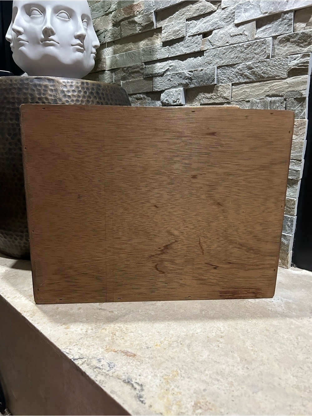 vintage MCM wooden CD storage rack - Picture 8 of 13